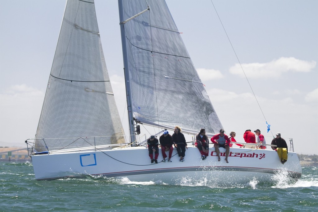 Bruce Taylor’s Chutzpah 38 - Festival of Sails, Geelong 2012 © Beth Morley - Sport Sailing Photography http://www.sportsailingphotography.com